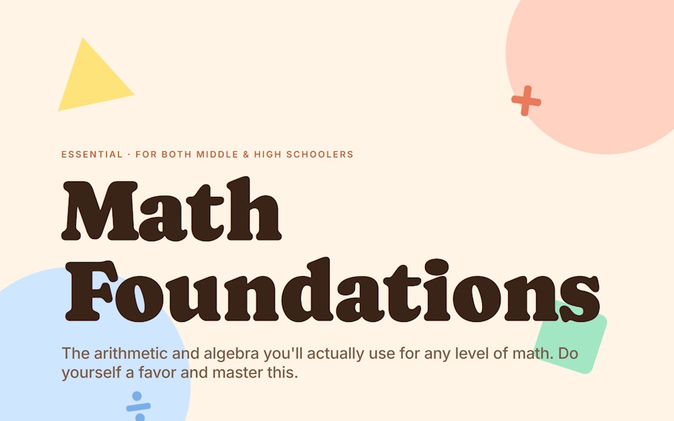 Math Foundations
